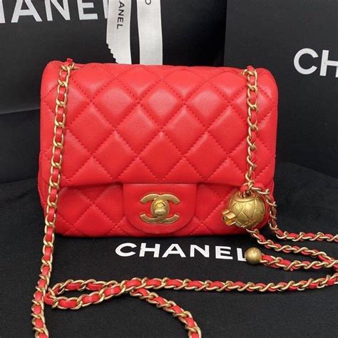 chanel mini square金球|Chanel mini purses.